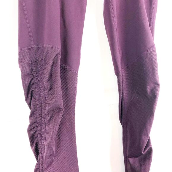 FABLETICS Cashel Plum Purple Ruched Leggings - Picture 3 of 10